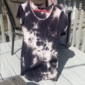 Tie dye dress with pocket